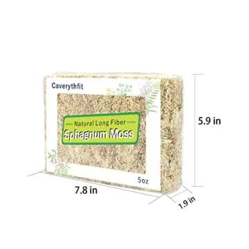 Caverythfit Long Fiber Sphagnum Moss for Planet Enthusiasts