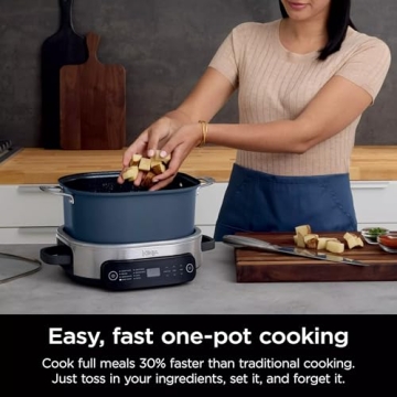 8-in-1 Ninja Foodi Cooker Pro - Family Size & Fast Cooking
