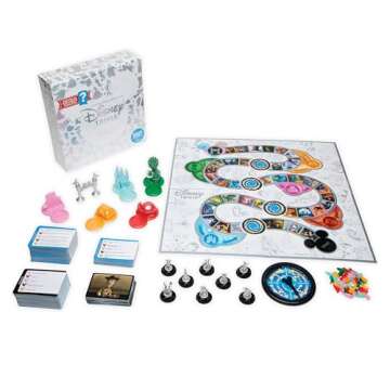 PlayMonster The Magical World of Disney Trivia Games – Board Games for Family Night, Family Games,...