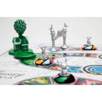 PlayMonster The Magical World of Disney Trivia Games – Board Games for Family Night, Family Games, Multi-Player Board Game, Family Board Game, Travel Games, Disney Game, Ages 6+