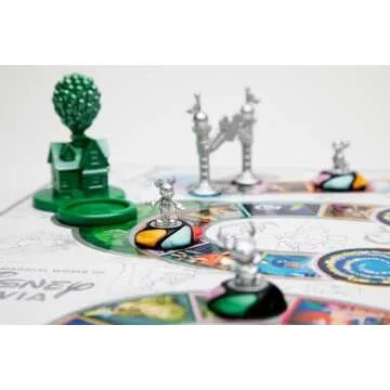 PlayMonster The Magical World of Disney Trivia Games – Board Games for Family Night, Family Games, Multi-Player Board Game, Family Board Game, Travel Games, Disney Game, Ages 6+