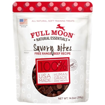 Full Moon Natural Beef Savory Bites - 14oz of Delicious Dog Treats