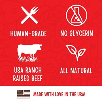 Full Moon Human Grade Dog Treats, Essential Beef Bites