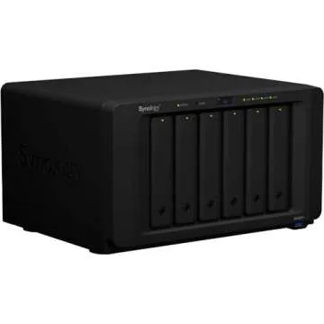 Synology DiskStatoin DS1621+ NAS Server for Business with Ryzen 2.2GHz CPU, 32GB Memory, 120TB HDD Storage, 2 x 1GbE LAN Ports, DSM Operating System
