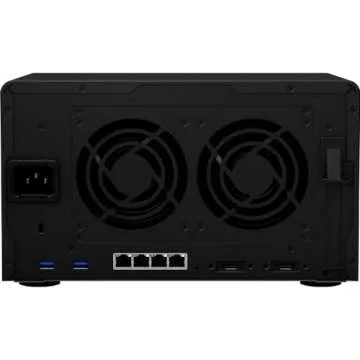 Synology DiskStatoin DS1621+ NAS Server for Business with Ryzen 2.2GHz CPU, 32GB Memory, 120TB HDD Storage, 2 x 1GbE LAN Ports, DSM Operating System