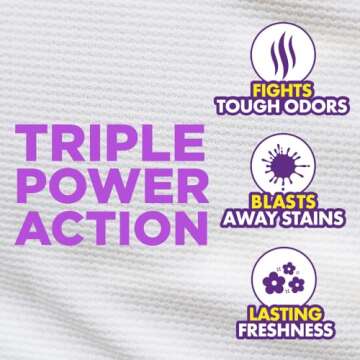 Arm & Hammer Plus OxiClean Odor Blasters Fresh Burst, 77 Loads Liquid Laundry Detergent, 100.5 Fl oz