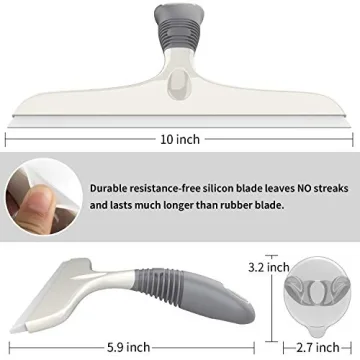 MR.SIGA Multi-Purpose Squeegee for Glass & Shower Cleaning