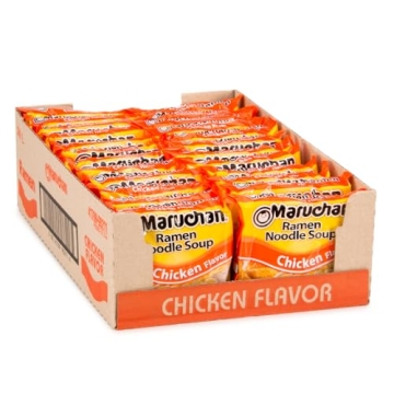 Instant Chicken Ramen Noodles - 24 Count Pack
