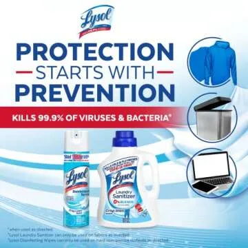 Lysol Laundry & Disinfectant Spray Bundle - Antibacterial Freshness