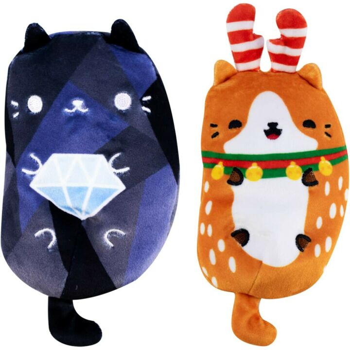 Holiday Mystery Cats vs Pickles Plushies - 12 Pack
