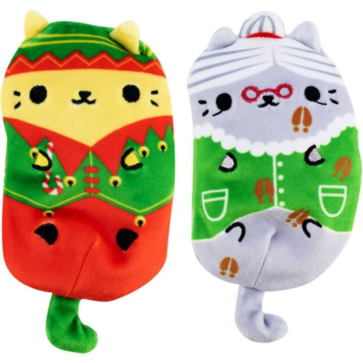 Holiday Mystery Cats vs Pickles Plushies - 12 Pack