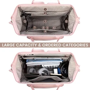 LOVEVOOK Stylish Laptop Backpack for Women with USB Port