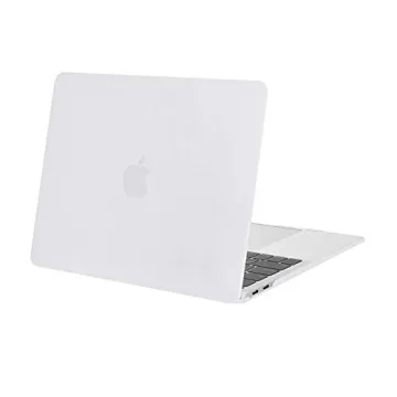 MOSISO Compatible with MacBook Air 13 inch Case - Durable Hard Shell Cover in White