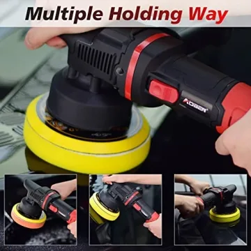Powerful AOBEN Car Buffer Polisher with 6 Variable Speeds