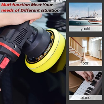 Powerful AOBEN Car Buffer Polisher with 6 Variable Speeds