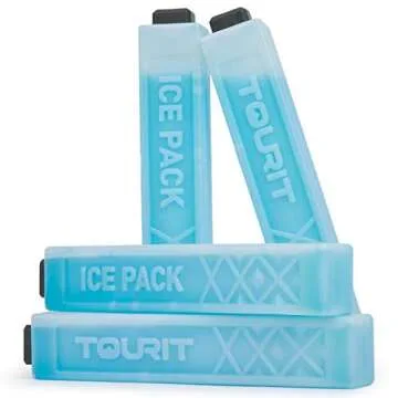 TOURIT Ice Packs for Coolers Reusable Lasting Chillers