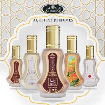 Al Rehab Perfumes Rasha Eau de Parfum Spray for Women, 1.18 Ounce