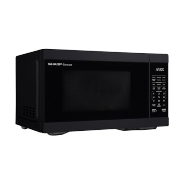 Sharp 1.1-Cu. Ft. Quiet Countertop Microwave Oven Black
