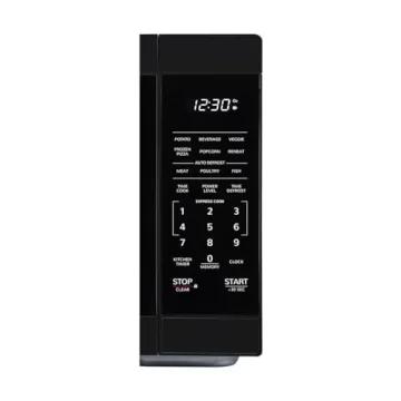 Sharp 1.1-Cu. Ft. Quiet Countertop Microwave Oven Black