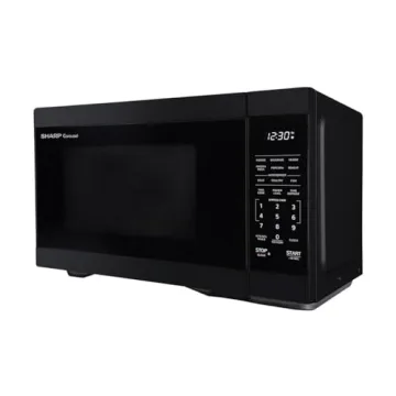 Sharp 1.1-Cu. Ft. Quiet Countertop Microwave Oven Black