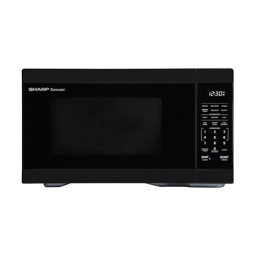 Sharp 1.1-Cu. Ft. Quiet Countertop Microwave Oven Black