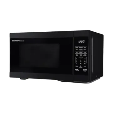 Sharp 1.1-Cu. Ft. Quiet Countertop Microwave Oven Black