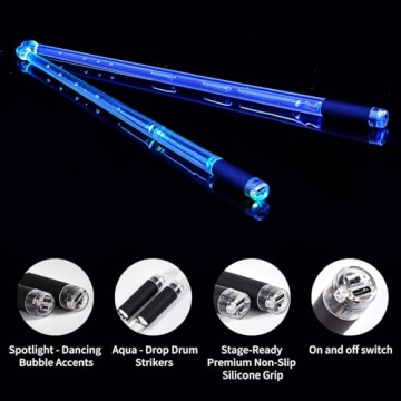 Rechargeable Color Changing Drumsticks for Every Drummer