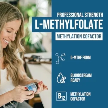 L-Methyl Folate 15mg & Methyl B12 for Mood & Cognition Support