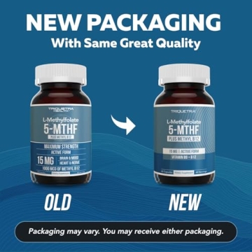 L-Methyl Folate 15mg & Methyl B12 for Mood & Cognition Support