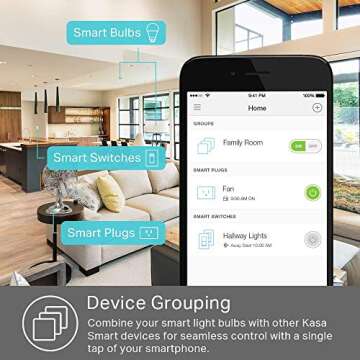 TP-Link Kasa Smart KB100 Wi-Fi LED Bulb, 50W, Dimamable White