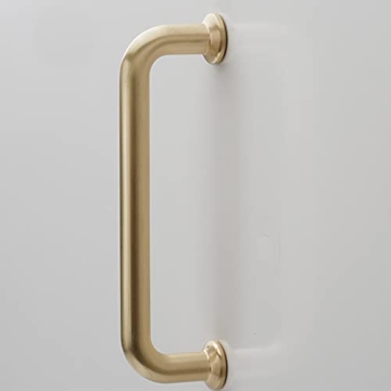Brushed Brass Cabinet Pulls - Elegant 10 Pack Handles