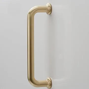 Brushed Brass Cabinet Pulls - Elegant 10 Pack Handles
