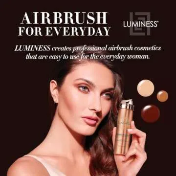 LUMINESS Airbrush Spray Silk Foundation Starter Kit - Warm Tone