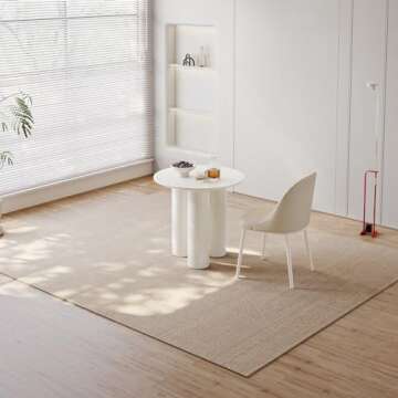 Guyii 30" Cream White Dining Table, Modern Round Kitchen Table, Small Indoor End Table for Kitchen, Bar, Living Room, Small Space, Easy Assembly, Table Only