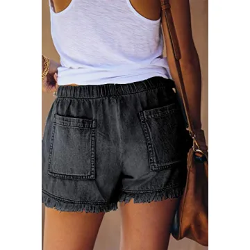 YOCUR Women’s Comfy Casual Jean Shorts for Summer