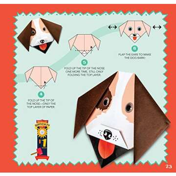 Fun Origami Kit for Kids with 20 Projects and Videos