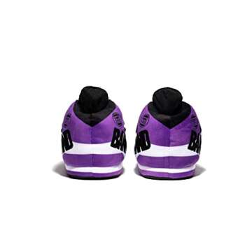 Banned Goods "OG Purple High Top Sneaker Slippers for Men & Women | Hypebeast House Slippers | Plush Comfort, One-Size 4-13
