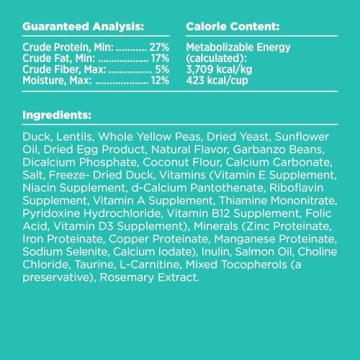 BIXBI Rawbble Dry Dog Food Duck 4 lbs Fresh & Grain-Free