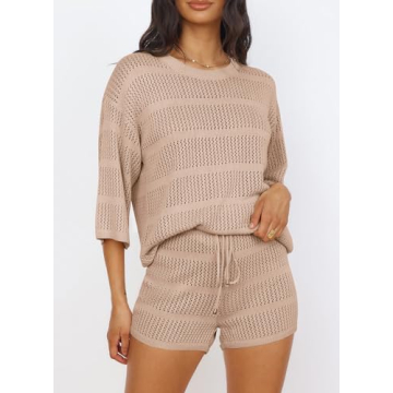 Chic PRETTYGARDEN Summer 2 Piece Coverup Set