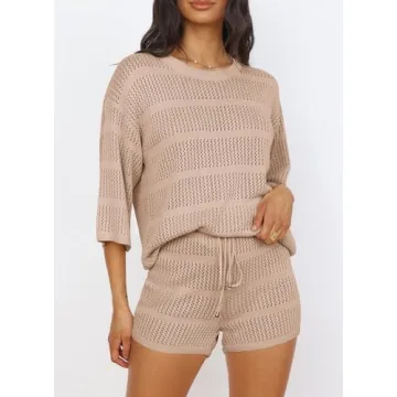 Chic PRETTYGARDEN Summer 2 Piece Coverup Set