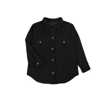 VICHYIE Womens Corduroy Oversized Shacket for Every Style