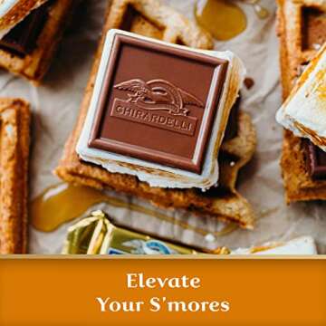 Ghirardelli Milk Chocolate SQUARES with Caramel Filling, 15.96 oz Bag