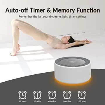 Kipcush Tibetan Meditation Bowl Sound Machine - 7 Different Sized Singing Bowls Sounds for Yoga, Meditation, Mindfulness, Chakra Healing, Sound Therapy and Stress Relief, Timer, Plug in