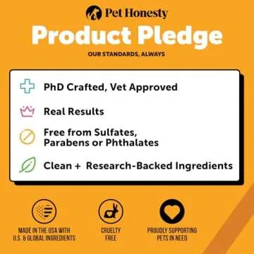 Pet Honesty Dog Allergy Relief Seasonal Itch Relief Shampoo for Dogs and Cats - Dog Skin and Coat Supplement, Itch Relief for Dogs, Moisturizing and Hydrating Coconut Oil + Vitamin E (16 oz)