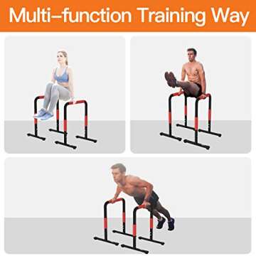 Royal Fitness Dip Bar Station for Versatile Home Workouts