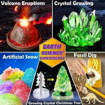 UNGLINGA 150 Experiments Science Kits for Kids, S.T.E.M Project Educational Toys for Boys Girls Birt...