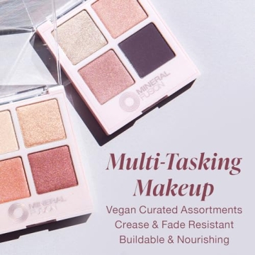 Mineral Fusion Vegan Eyeshadow Palette Coffee Break 0.25Oz