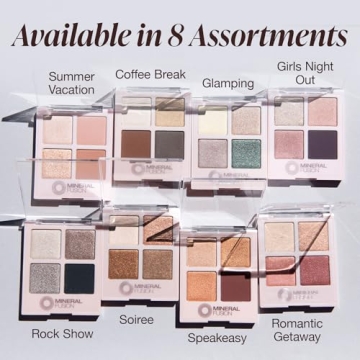 Mineral Fusion Vegan Eyeshadow Palette Coffee Break 0.25Oz