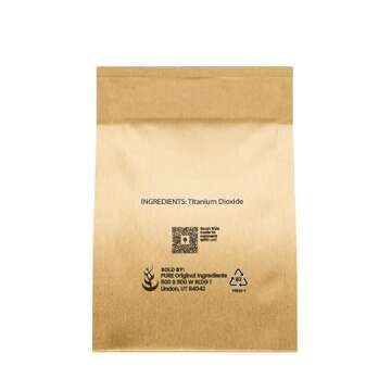 Pure Original Ingredients Titanium Dioxide (1 lb) - Pure Natural Pigment for Art and More