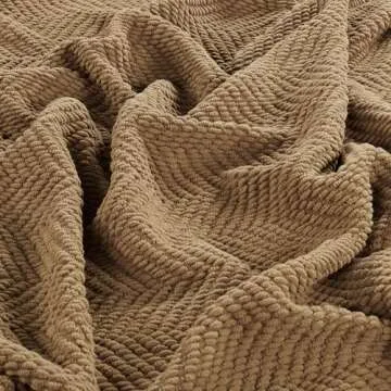 Soft Brown Throw Blanket for Cozy Home Decor